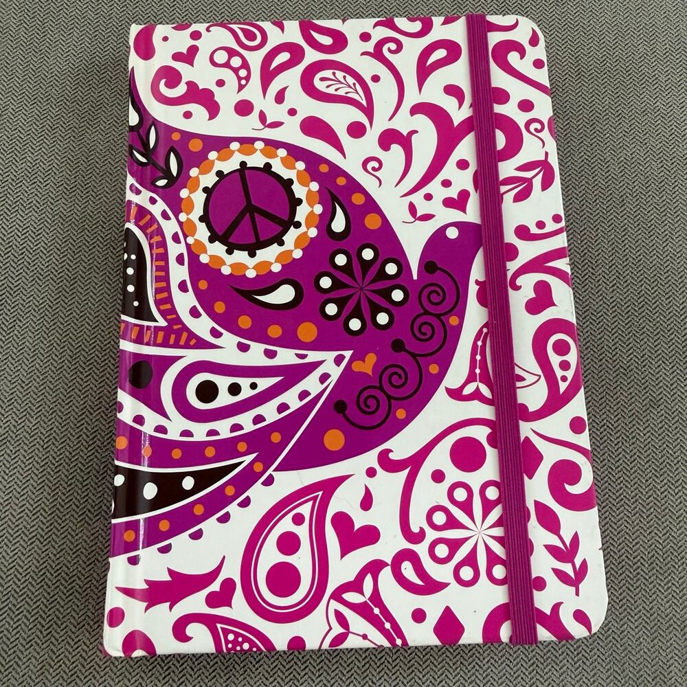 Jonathan Adler Love Dove Journal 5x7 Pink Purple Peace Bird Barnes Noble